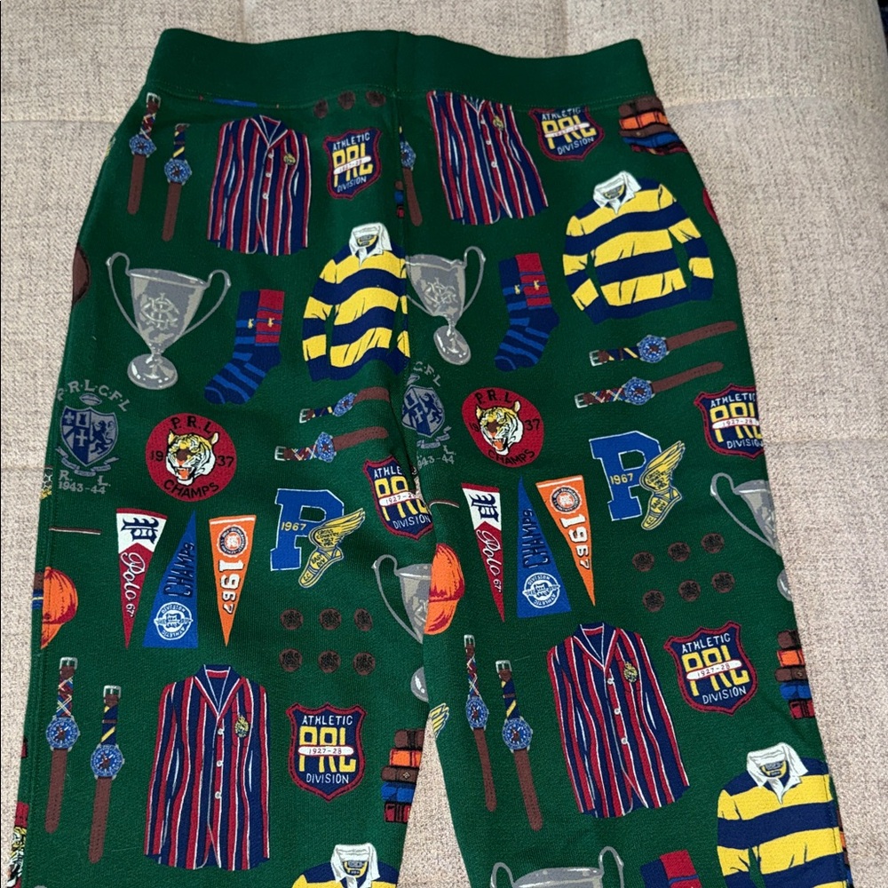 Polo by Ralph Lauren Kids Green Graphic Joggers